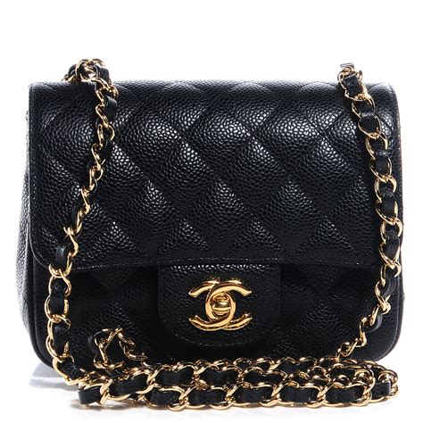 chanel square mini chevron|CHANEL Caviar Chevron Quilted Mini Square Flap Black.